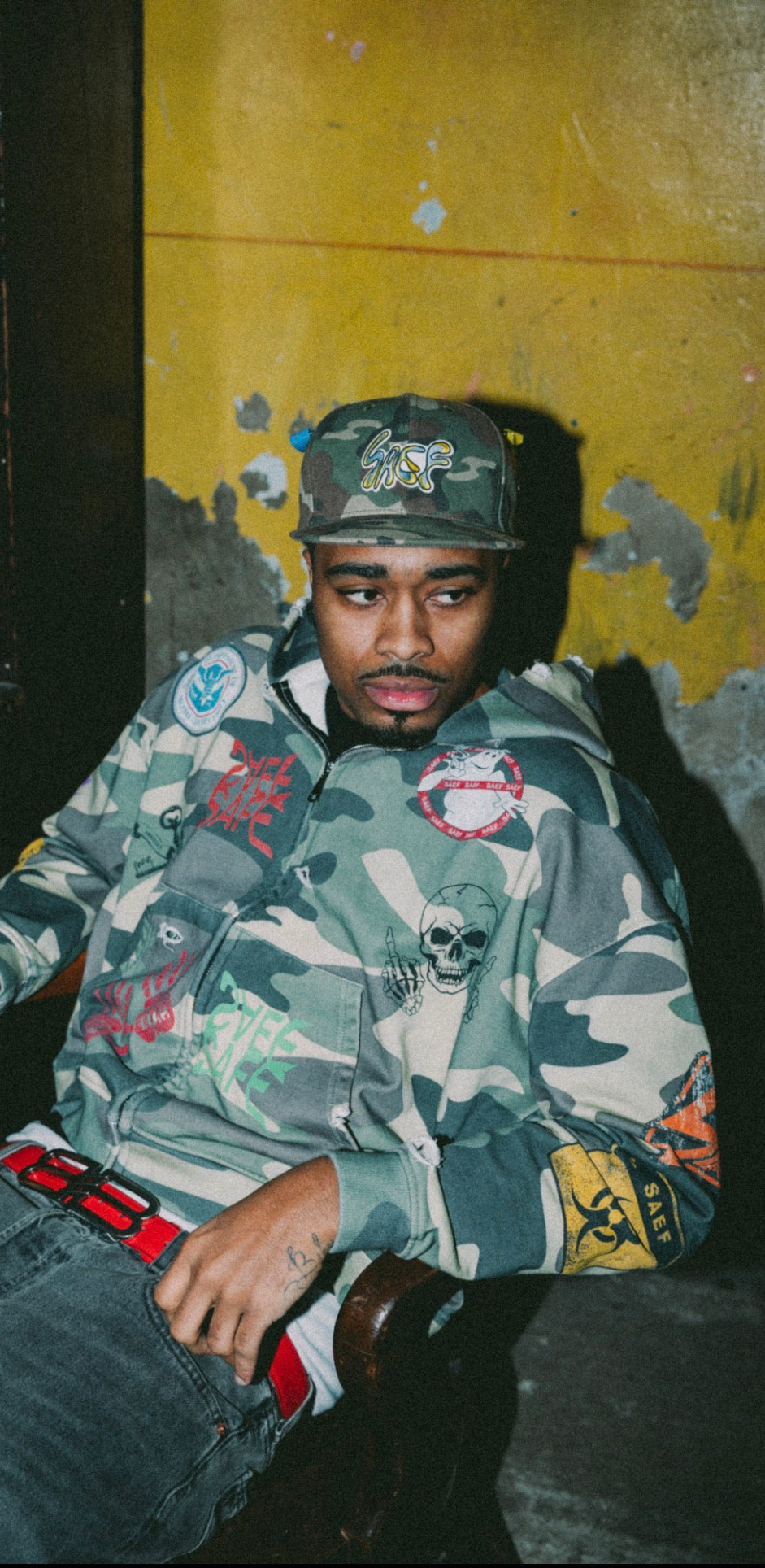 “Bubble CAMO” SAEFEST LOCK HAT