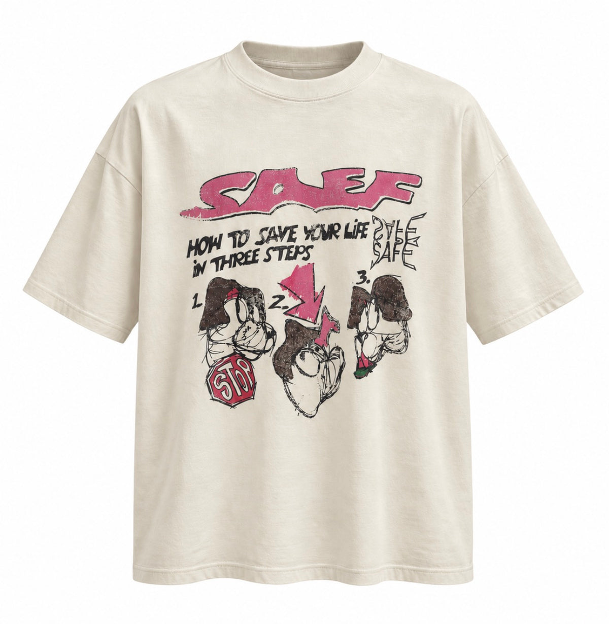 STOP DROP & ROLL TEE